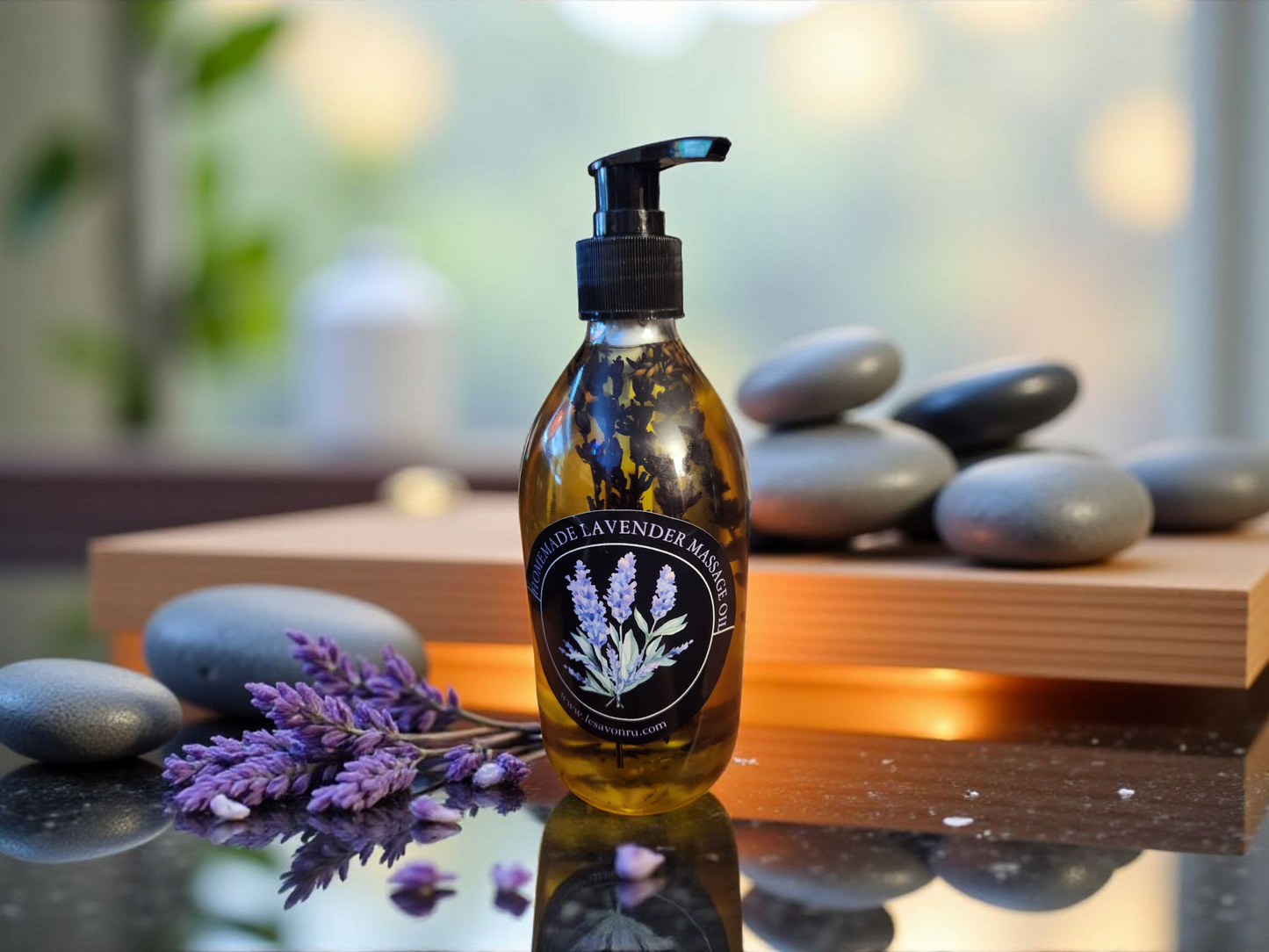 Lavender Massage Oil-16 oz