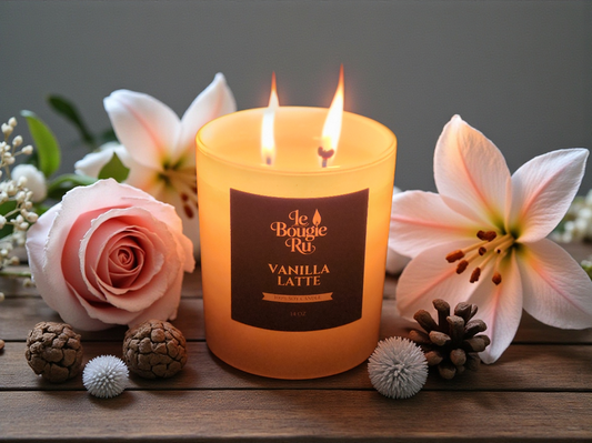 Vanilla Latte Candle-14 oz